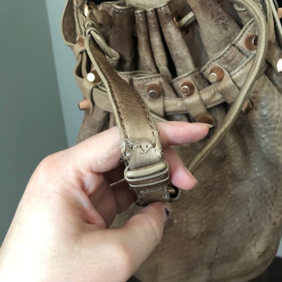 Alexander Wang Diego taupe / rose gold bucket bag - Picture 6 of 8